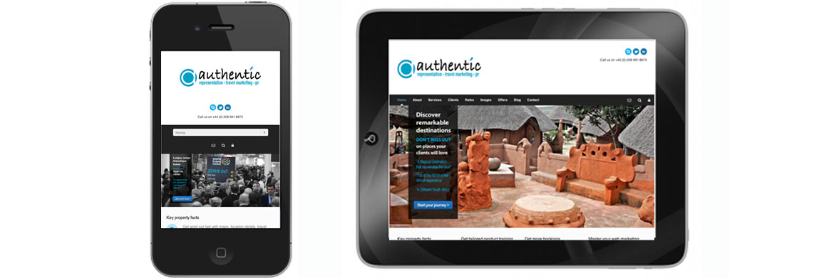 Authentic Representation on mobile and tablet Authentic Representation